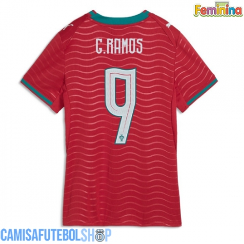 Camisa de time de futebol Portugal Goncalo Ramos #9 Replicas 1º Equipamento Feminina Mundo 2026 Manga Curta